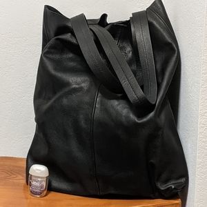 ASOS Minimalist Large Tote Bag in Black